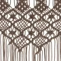 Graue Taupe-Makramee-Baumwollvorhang 140x240 cm von , Vorhänge und Gardinen - Ref: Foro24-323983, Preis: 48,63 €, Rabatt: %