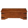 Mesa de centro madera maciza acacia acabado miel 110x55x35 cm en Mesas de centro | Comprar online en Foru.es