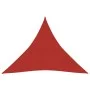 Toldo de vela HDPE rojo 160 g/m² 4x4x4 m de vidaXL, Sombrillas - Ref: Foro24-311643, Precio: 24,60 €, Descuento: %