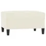 Juego de sofás con cojines 3 piezas terciopelo crema de , Sofás - Ref: Foro24-3201534, Precio: 585,70 €, Descuento: %