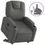 Dunkelgraues Stoff-Sessel mit verstellbarer Rückenlehne und Aufstehhilfe. von , Sessel - Ref: Foro24-3204369, Preis: 292,32 €...