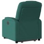 Sillón reclinable elevable tela verde oscuro de , Sillones - Ref: Foro24-3204374, Precio: 272,08 €, Descuento: %