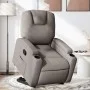 Reclining and elevating armchair in gray taupe fabric by , Armchairs - Ref: Foro24-3204376, Price: 280,55 €, Discount: %