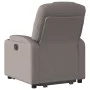 Reclining and elevating armchair in gray taupe fabric by , Armchairs - Ref: Foro24-3204376, Price: 280,55 €, Discount: %