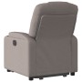 Sillón reclinable elevable tela gris taupe de , Sillones - Ref: Foro24-3204376, Precio: 262,06 €, Descuento: %