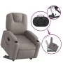 Reclining and elevating armchair in gray taupe fabric by , Armchairs - Ref: Foro24-3204376, Price: 280,55 €, Discount: %