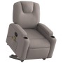 Sillón reclinable de masaje elevable tela gris taupé de , Sillones - Ref: Foro24-3204388, Precio: 321,04 €, Descuento: %