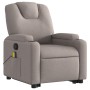 Sillón reclinable de masaje elevable tela gris taupé de , Sillones - Ref: Foro24-3204388, Precio: 321,04 €, Descuento: %
