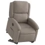 Sillón eléctrico reclinable elevable de tela gris taupe de , Sillones - Ref: Foro24-3204196, Precio: 326,22 €, Descuento: %