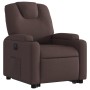 Sillón eléctrico reclinable elevable de tela marrón oscuro de , Sillones - Ref: Foro24-3204397, Precio: 313,84 €, Descuento: %
