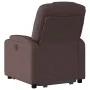 Sillón eléctrico reclinable elevable de tela marrón oscuro de , Sillones - Ref: Foro24-3204397, Precio: 341,57 €, Descuento: %