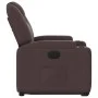 Sillón eléctrico reclinable elevable de tela marrón oscuro de , Sillones - Ref: Foro24-3204397, Precio: 341,57 €, Descuento: %