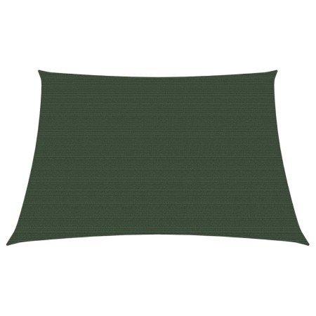 Toldo de vela verde oscuro HDPE 160 g/m² 3/4x2 m de vidaXL, Sombrillas - Ref: Foro24-311488, Precio: 22,28 €, Descuento: %