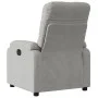 Sillón reclinable tela de microfibra gris claro de , Sillones - Ref: Foro24-373450, Precio: 210,47 €, Descuento: %
