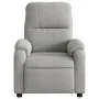 Sillón reclinable tela de microfibra gris claro de , Sillones - Ref: Foro24-373450, Precio: 210,47 €, Descuento: %