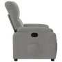 Sillón reclinable tela de microfibra gris claro de , Sillones - Ref: Foro24-373450, Precio: 210,47 €, Descuento: %