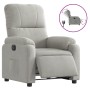 Sillón reclinable eléctrico tela de microfibra gris claro de , Sillones - Ref: Foro24-3204916, Precio: 258,14 €, Descuento: %