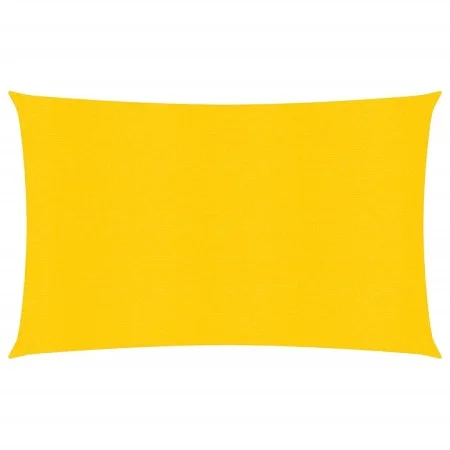 Toldo de vela HDPE amarillo 160 g/m² 2x4 m de vidaXL, Sombrillas - Ref: Foro24-311559, Precio: 27,55 €, Descuento: %