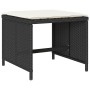 Set de comedor jardín 11 pzas con cojines ratán sintético negro de , Conjuntos de jardín - Ref: Foro24-3211155, Precio: 554,6...