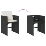 Set de comedor jardín 11 pzas con cojines ratán sintético negro de , Conjuntos de jardín - Ref: Foro24-3211155, Precio: 554,6...