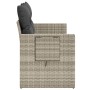 Sofá de jardín con cojines 2 plazas ratán sintético gris claro de , Sofás de exterior - Ref: Foro24-366196, Precio: 161,62 €,...