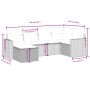 Set de sofás de jardín 6 pzas y cojines ratán sintético gris de , Conjuntos de jardín - Ref: Foro24-3263488, Precio: 394,52 €...