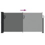 Toldo lateral retráctil gris antracita 100x500 cm de , Sombrillas - Ref: Foro24-4004398, Precio: 100,96 €, Descuento: %