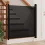Retractable black pet door 117.5x125 cm by , Gates for children and pets - Ref: Foro24-4004133, Price: 52,19 €, Discount: %