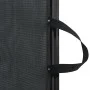 Retractable black pet door 117.5x125 cm by , Gates for children and pets - Ref: Foro24-4004133, Price: 52,19 €, Discount: %