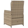 Sillones reclinables de jardín 2 uds ratán sintético beige de , Sillas de jardín - Ref: Foro24-368655, Precio: 213,70 €, Desc...