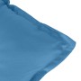 Cojín para banco de jardín tela azul melange 120x50x7 cm de , Cojines para sillas y sofás - Ref: Foro24-4002546, Precio: 28,5...