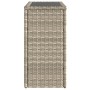 Mesa auxiliar jardín tapa vidrio ratán gris claro 58x27,5x55 cm de , Mesas de jardín - Ref: Foro24-366189, Precio: 50,08 €, D...