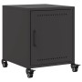 Mesitas de noche 2 uds acero negra 36x39x43,5 cm de , Mesitas de noche - Ref: Foro24-846615, Precio: 71,95 €, Descuento: %