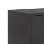 Mesitas de noche 2 uds acero negra 36x39x43,5 cm de , Mesitas de noche - Ref: Foro24-846615, Precio: 71,95 €, Descuento: %