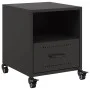 Nachttisch aus schwarzem Stahl, 36x39x43,5 cm. von , Nachttische - Ref: Foro24-846704, Preis: 58,35 €, Rabatt: %