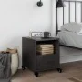 Nachttisch aus schwarzem Stahl, 36x39x43,5 cm. von , Nachttische - Ref: Foro24-846704, Preis: 58,35 €, Rabatt: %