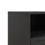 Mesita de noche acero negra 36x39x43,5 cm de , Mesitas de noche - Ref: Foro24-846704, Precio: 58,35 €, Descuento: %