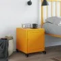 Mesita de noche acero amarillo mostaza 36x39x43,5 cm de , Mesitas de noche - Ref: Foro24-846620, Precio: 49,25 €, Descuento: %