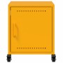 Mesita de noche acero amarillo mostaza 36x39x43,5 cm de , Mesitas de noche - Ref: Foro24-846620, Precio: 49,73 €, Descuento: %