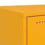 Mesita de noche acero amarillo mostaza 36x39x43,5 cm de , Mesitas de noche - Ref: Foro24-846620, Precio: 49,73 €, Descuento: %