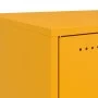 Mesita de noche acero amarillo mostaza 36x39x43,5 cm de , Mesitas de noche - Ref: Foro24-846620, Precio: 49,25 €, Descuento: %