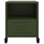 Mesita de noche acero verde oliva 36x39x43,5 cm de , Mesitas de noche - Ref: Foro24-846712, Precio: 62,29 €, Descuento: %