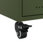 Mesita de noche acero verde oliva 36x39x43,5 cm de , Mesitas de noche - Ref: Foro24-846712, Precio: 62,29 €, Descuento: %