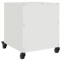 Mesita de noche acero blanco 36x39x43,5 cm de , Mesitas de noche - Ref: Foro24-846636, Precio: 74,72 €, Descuento: %