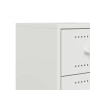 Mesita de noche acero blanco 36x39x43,5 cm de , Mesitas de noche - Ref: Foro24-846636, Precio: 74,72 €, Descuento: %