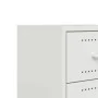 Mesita de noche acero blanco 36x39x43,5 cm de , Mesitas de noche - Ref: Foro24-846636, Precio: 73,74 €, Descuento: %