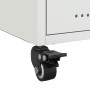 Mesita de noche acero blanco 36x39x43,5 cm de , Mesitas de noche - Ref: Foro24-846636, Precio: 74,72 €, Descuento: %