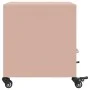 Pink steel bedside table 36x39x43.5 cm by , Nightstands - Ref: Foro24-846706, Price: 45,83 €, Discount: %