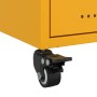 Mesita de noche acero amarillo mostaza 36x39x43,5 cm de , Mesitas de noche - Ref: Foro24-846710, Precio: 62,51 €, Descuento: %