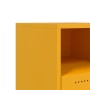Mesita de noche acero amarillo mostaza 36x39x43,5 cm de , Mesitas de noche - Ref: Foro24-846710, Precio: 62,51 €, Descuento: %